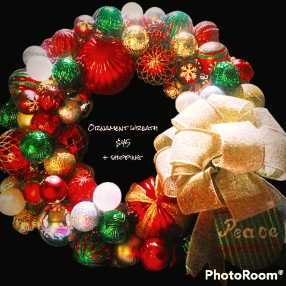 Ornament wreath/door hanger